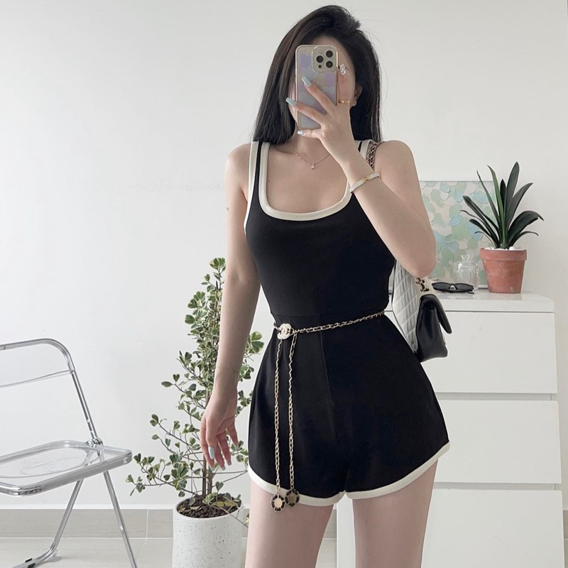 Body Jumpsuit nữ ,Body jumpsuit , basic dễ mặc chất thun gân YUMI BÁN SỈ