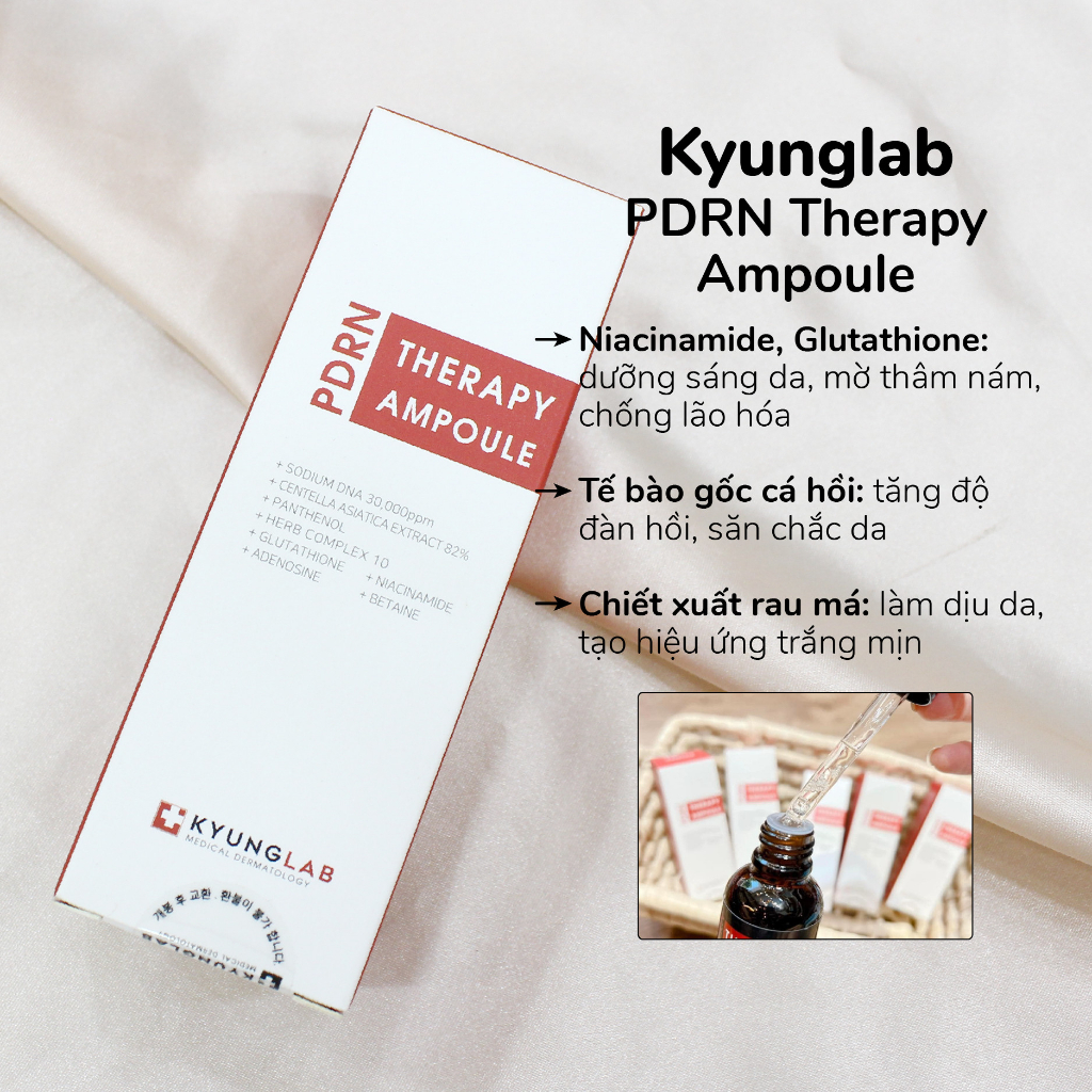 Serum cấp ẩm và chống lão hóa Kyunglab pdrn therapy ampoule 30ml