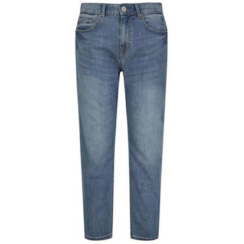 Quần Jeans Bò Nam Ống Côn Wash Bạc POLHAM Hàng Xuất Xịn Cao Cấp Mịn Đẹp Nặng Tay 32