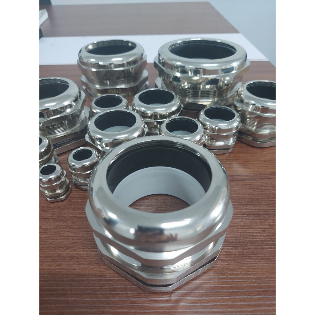 Ốc siết cáp kim loại dòng M12; M16; M20; M25; M32, M40 - có ron kín nước IP68