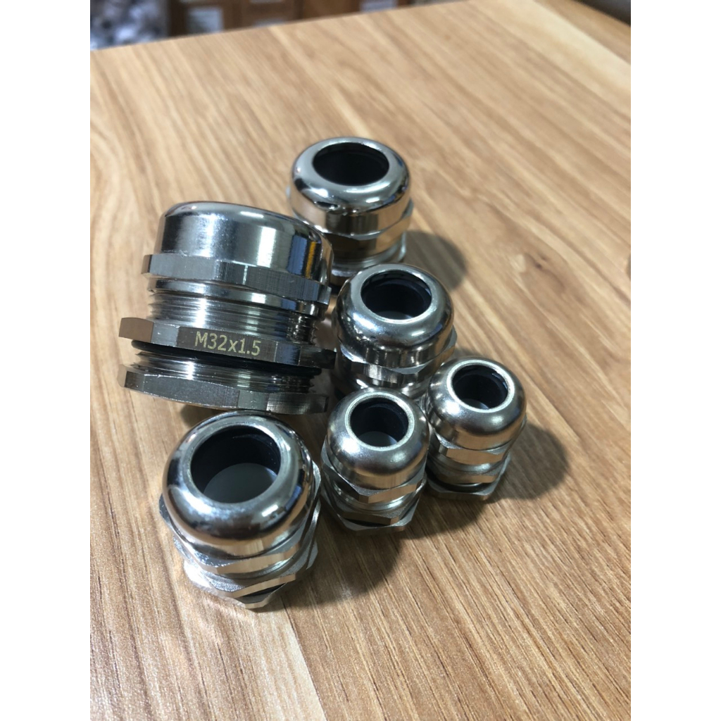 Ốc siết cáp kim loại dòng M12; M16; M20; M25; M32, M40 - có ron kín nước IP68