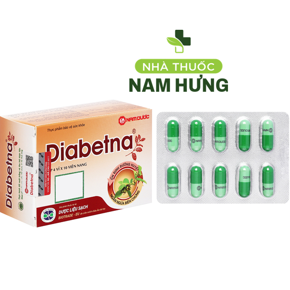 Diabetna giúp ổn định đường huyết (Hộp 40 viên)