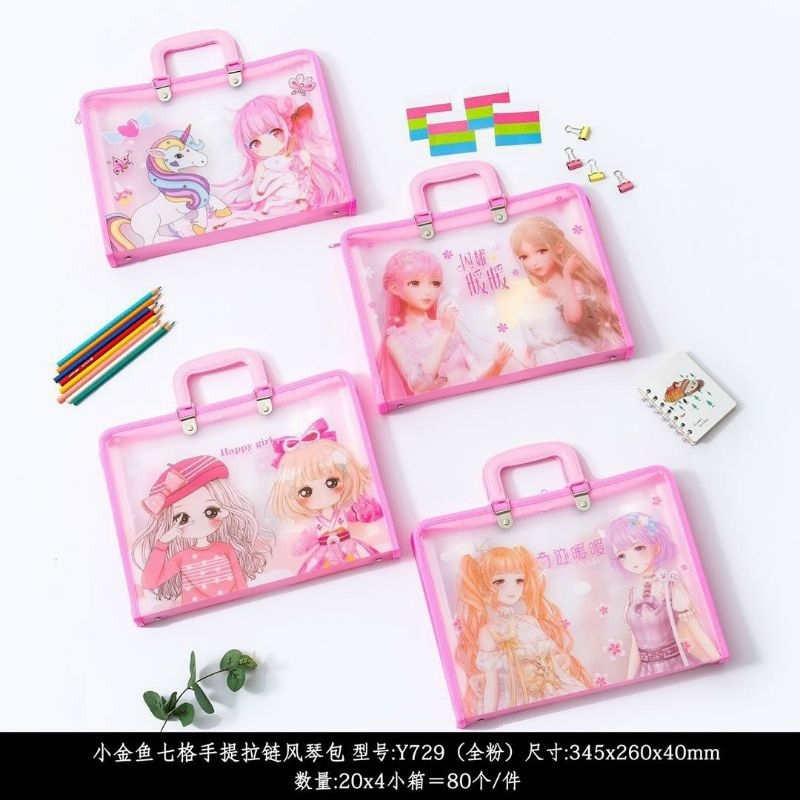 Cặp học thêm 7 ngăn/cặp 7 ngăn bé trai/bé gái