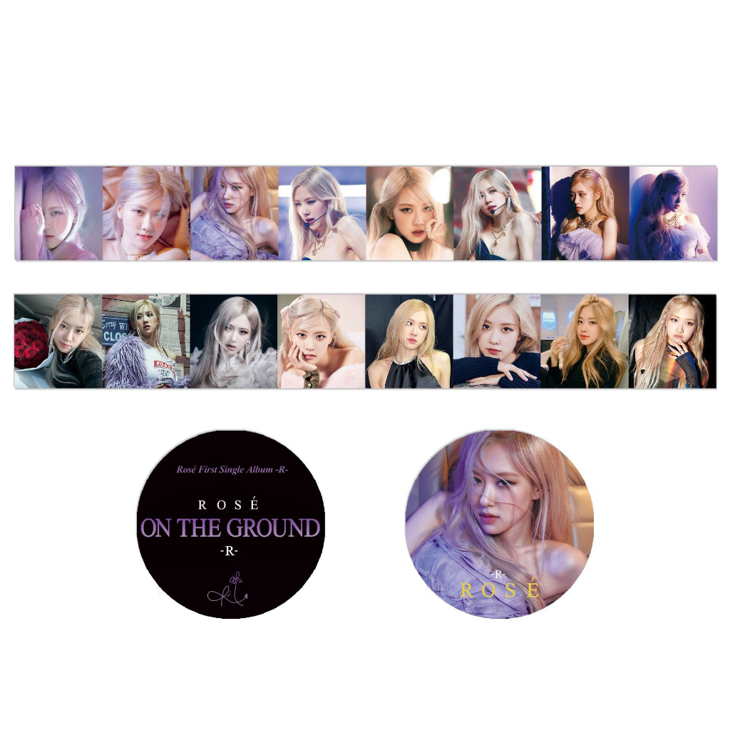 BĂNG KEO/ STICKER CUỘN IN HÌNH BLACKPINK DÁN TRANG TRÍ SỔ TAY