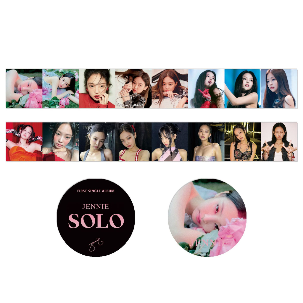 BĂNG KEO/ STICKER CUỘN IN HÌNH BLACKPINK DÁN TRANG TRÍ SỔ TAY