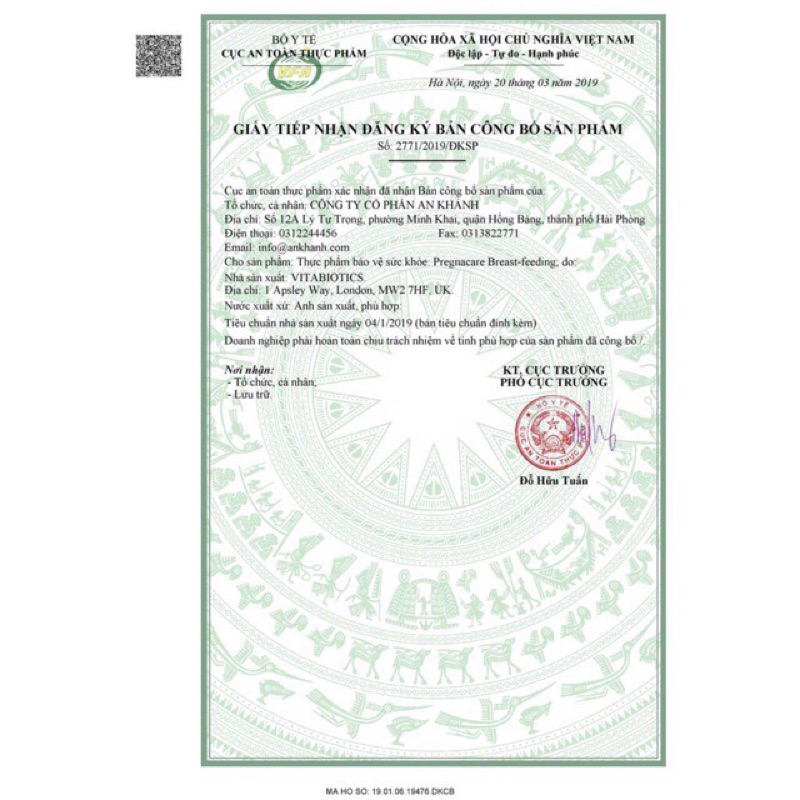 Viên uống bổ sung cho phụ nữ sau sinh Pregnacare Breast-feeding