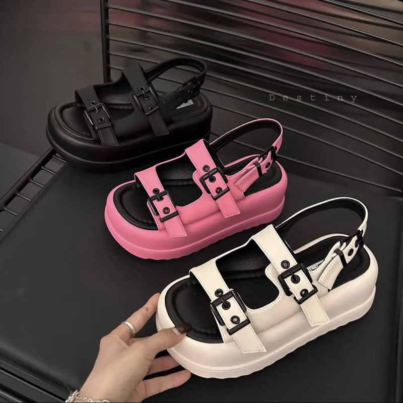 Sandal bánh mì đế 6cm