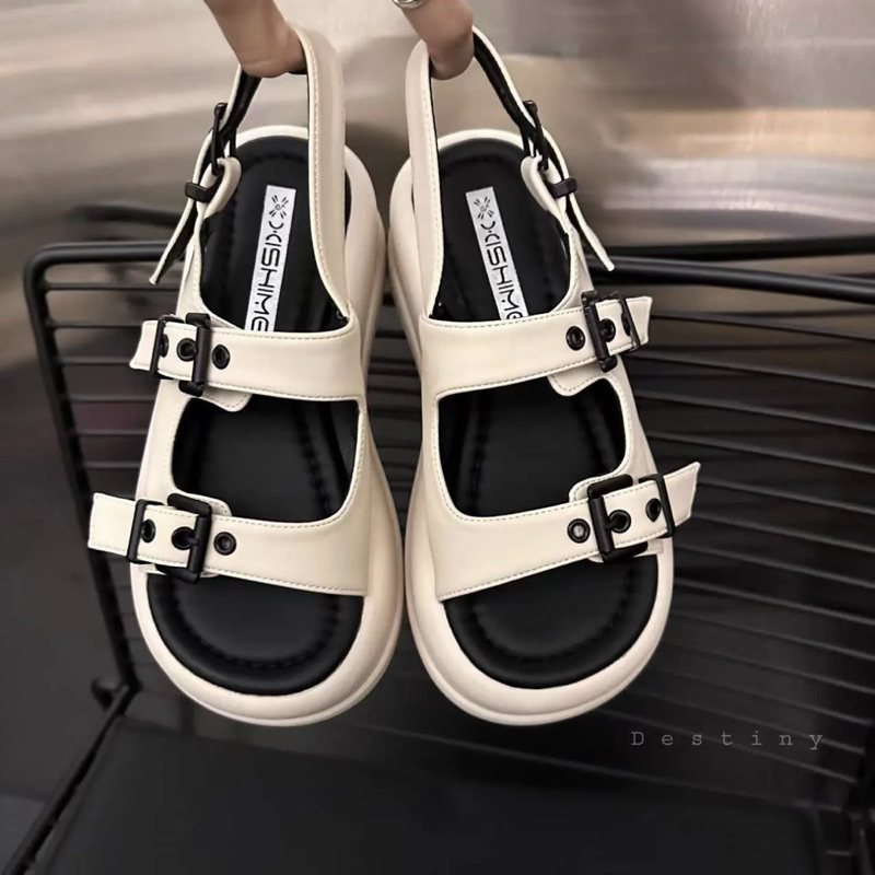 Sandal bánh mì đế 6cm