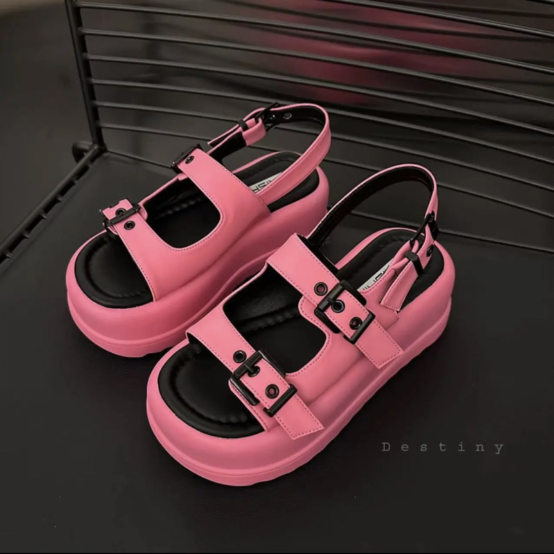 Sandal bánh mì đế 6cm