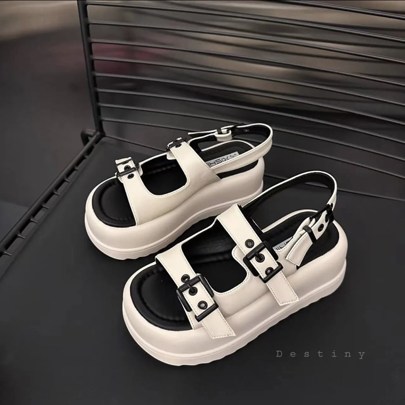 Sandal bánh mì đế 6cm