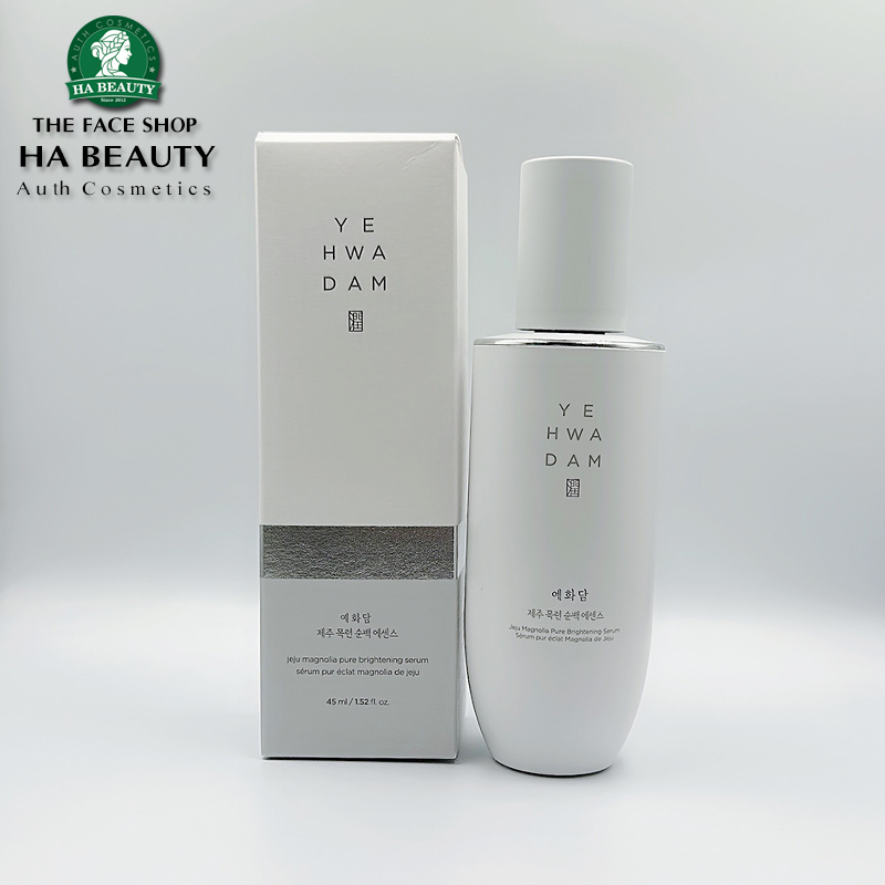 Serum dưỡng ẩm sáng trắng da phục hồi da The Face Shop Yehwadam Jeju Magnolia Pure Brightening Serum 45ml