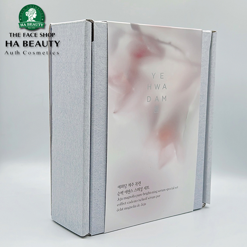 Serum dưỡng ẩm sáng trắng da phục hồi da The Face Shop Yehwadam Jeju Magnolia Pure Brightening Serum 45ml