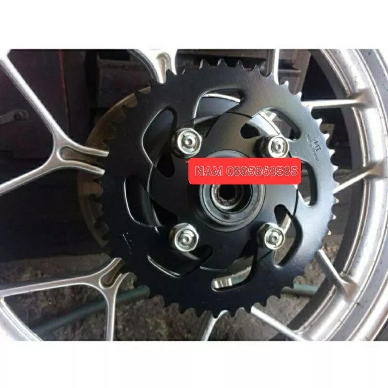 Dĩa sau winner x/winner v1/sonic 150/cbr150 vera 34/36T 37T 38T 39T 40T 41T 42T 43T 44T 45T 46T RECTO CHÍNH HÃNG>>>