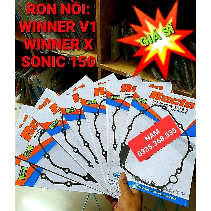 Combo bộ phốt bơm,trục bơm,cốt bơm,ron nồi,ron côn cho Winner v1,Sonic 150