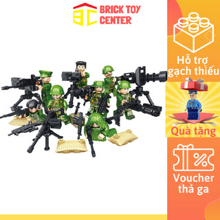 Đồ chơi lắp ráp mô hình quân sự nhân vật lính đặc nhiệm quân đội