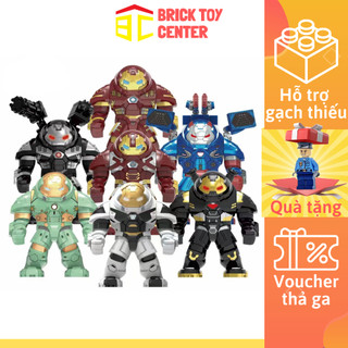Đồ chơi lắp ráp giá rẻ Xinh bộ sưu tập mô hình Người sắt bigfig Hulkbuster siêu anh hùng Marvel Iron man (7 mẫu)
