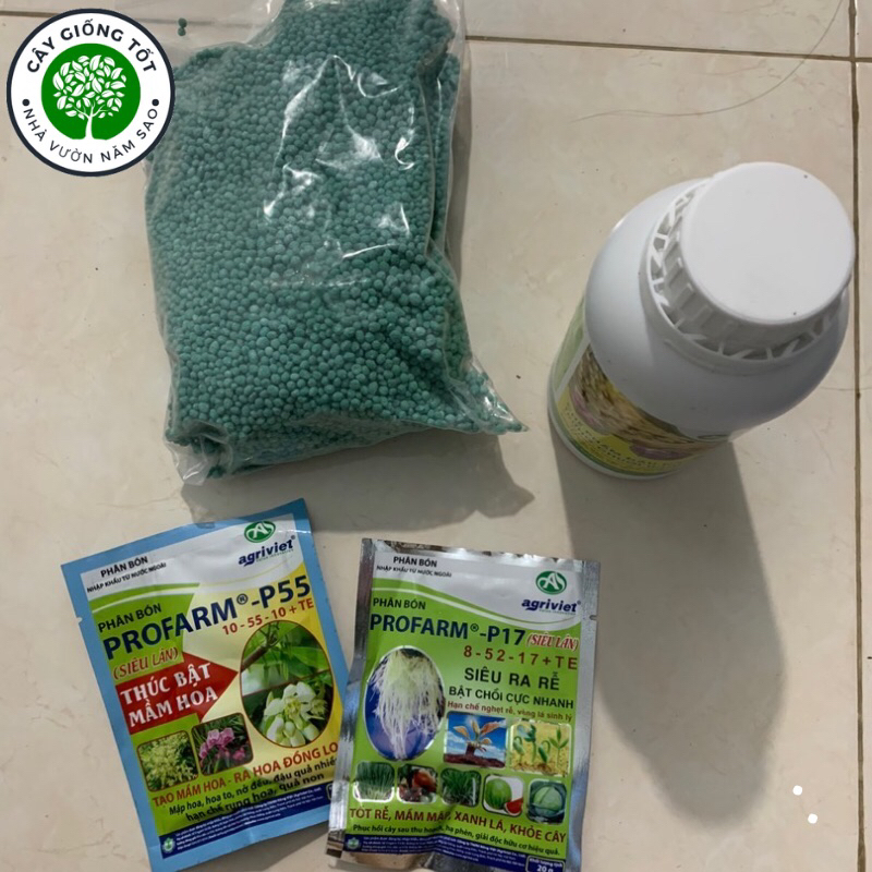 Phân bón PROFARM – P55 10-55-10 + TE tạo mầm hoa – ra hoa đồng loạt gói  25G