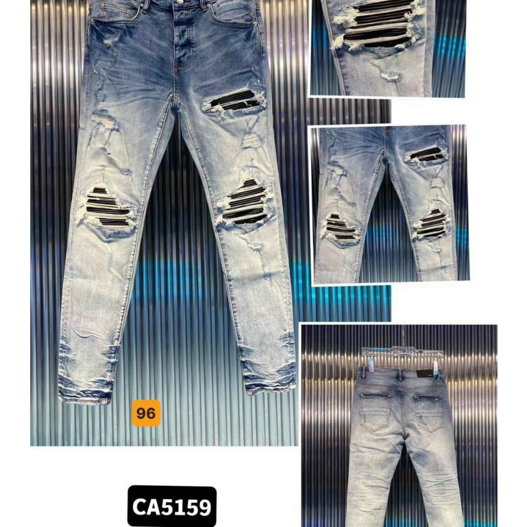 Quần Jean Nam Chất Bò DR45RT Phối Rách Cá Tính Trẻ Trung DRMT