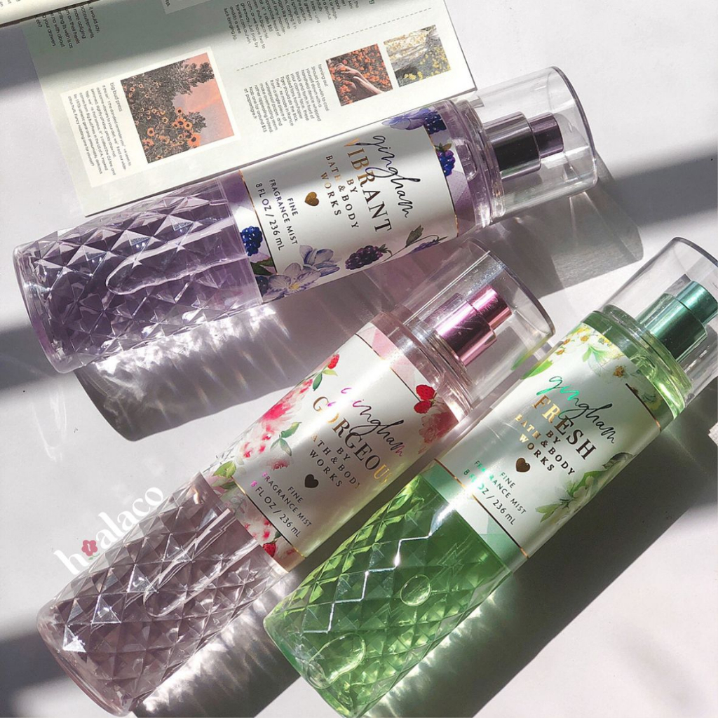 XỊT THƠM TOÀN THÂN BODY MIST GINGHAM GORGEOUS - Bath & Body Works