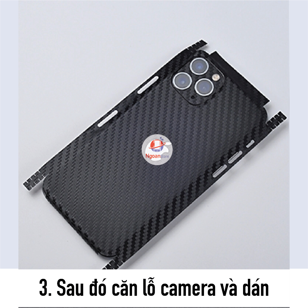 Miếng dán skin vân cacbon Đen, mờ Full Viền iPhone 14 Pro Max, 14 Pro, 13 Pro Max, 13 Pro, 12, 11, X, 8, 7, 6, 5
