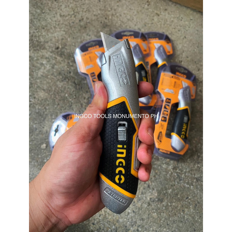 Dao cắt tiện dụng (tặng 6 lưỡi) INGCO HUK618 (290523)