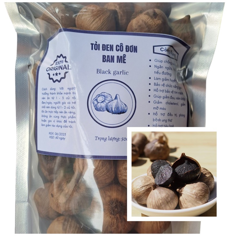 Tỏi đen cô đơn - Tỏi đen Daklak dẻo ngọt, không hăng, lên men tự nhiên