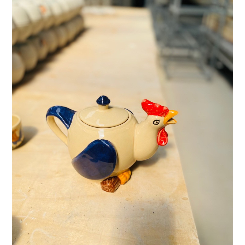 Ấm Gà Gốm Sứ Bình Dương 750ml
