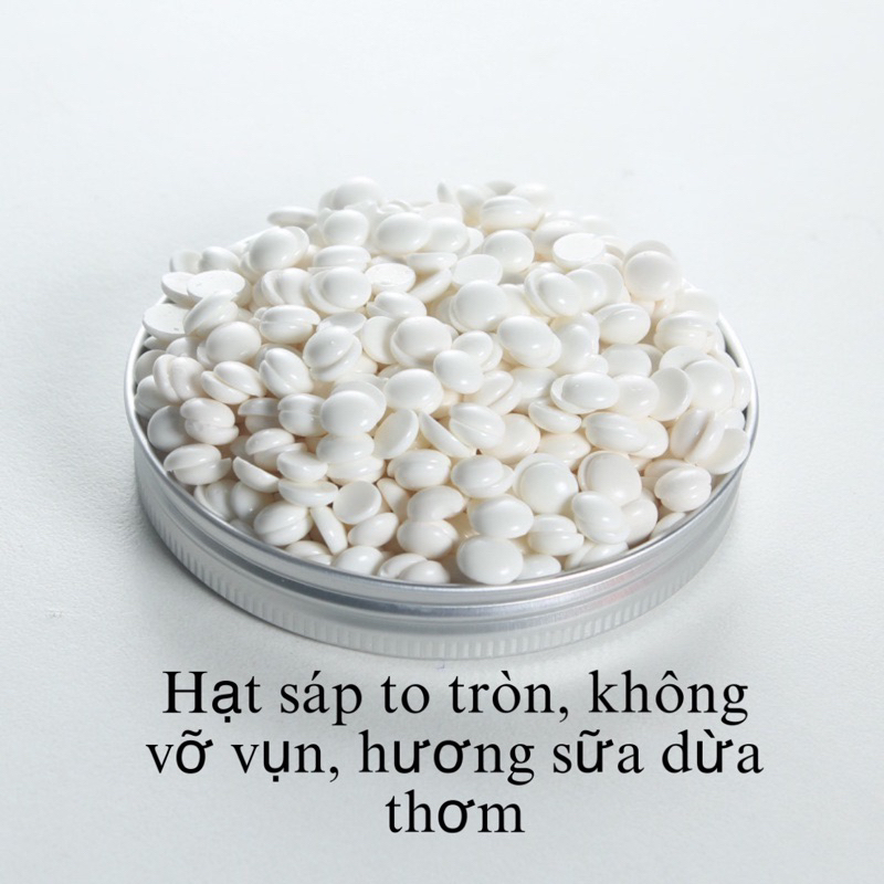 Sáp wax lông wax bean cao cấp SIÊU BÁM LÔNG,wax dẻo, thơm ( trong suốt và coconut) đi sạch cả râu nam ngắn, cứng Lyihome