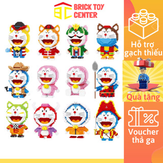 Đồ chơi lắp ráp doraemon LP mô hình nhân vật hoạt hình Doremon và những người bạn (Đội quân Doremon)