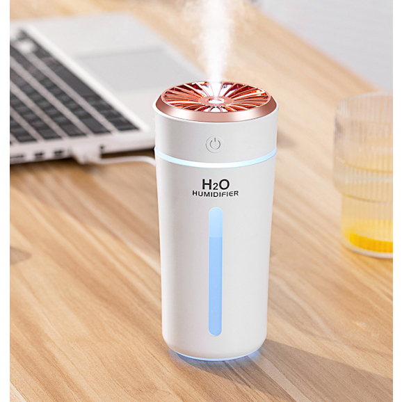 Máy khuếch tán phun sương tinh dầu Ô tô AROMA Mới  khử mùi | máy xông tinh dầu ô tô, bàn làm việc. LED 7 màu RG
