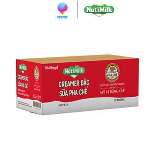 (NGON MÊ LY) Thùng 24 Hộp 380Gr Creamer/ Sữa Đặc Có Đường Nutimilk  - NUTIFOOD -YOOSOO MALL