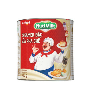 [NGON MÊ LY] Lon Creamer/ Sữa Đặc Có Đường Nuti Xanh Lá/ Đỏ Lon 380gr - Thương Hiệu NUTIFOOD -YOOSOO MALL