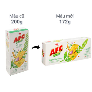 Bánh AFC vị rau, vị lúa mì