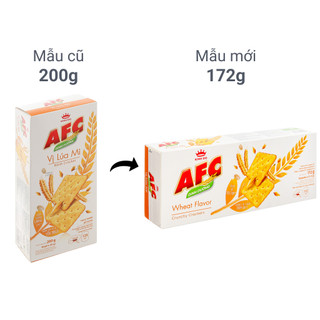 Bánh AFC vị rau, vị lúa mì