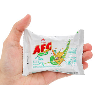 Bánh AFC vị rau, vị lúa mì