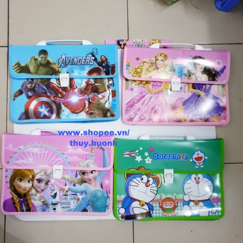 Cặp học thêm 7 ngăn/ 2 ngăn cho bé tuỳ chọn