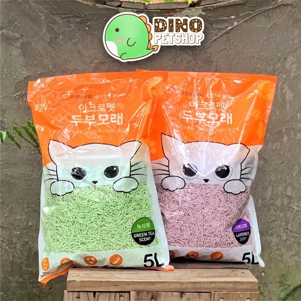 Cát Vệ Sinh Đậu Nành Hữu Cơ Cho Mèo Pura Acropet 5L
