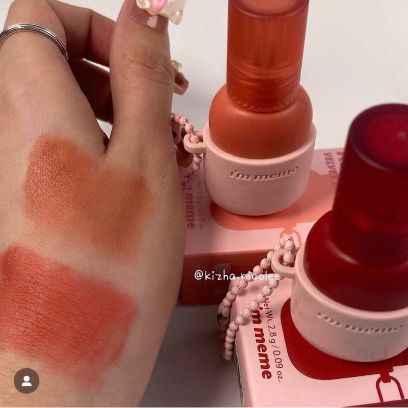 Son Kem Lì Im Meme Color Key Ring Velvet Tint