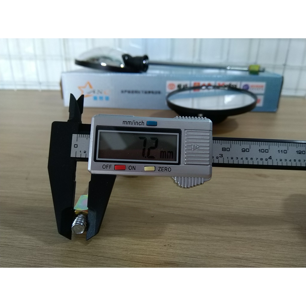 GƯƠNG TRÒN INOX 8MM XE MÁY ĐIỆN XE GẮN MÁY