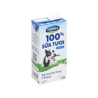 2 hộp Sữa tươi Vinamilk hộp 1 lít không đường/ít đường