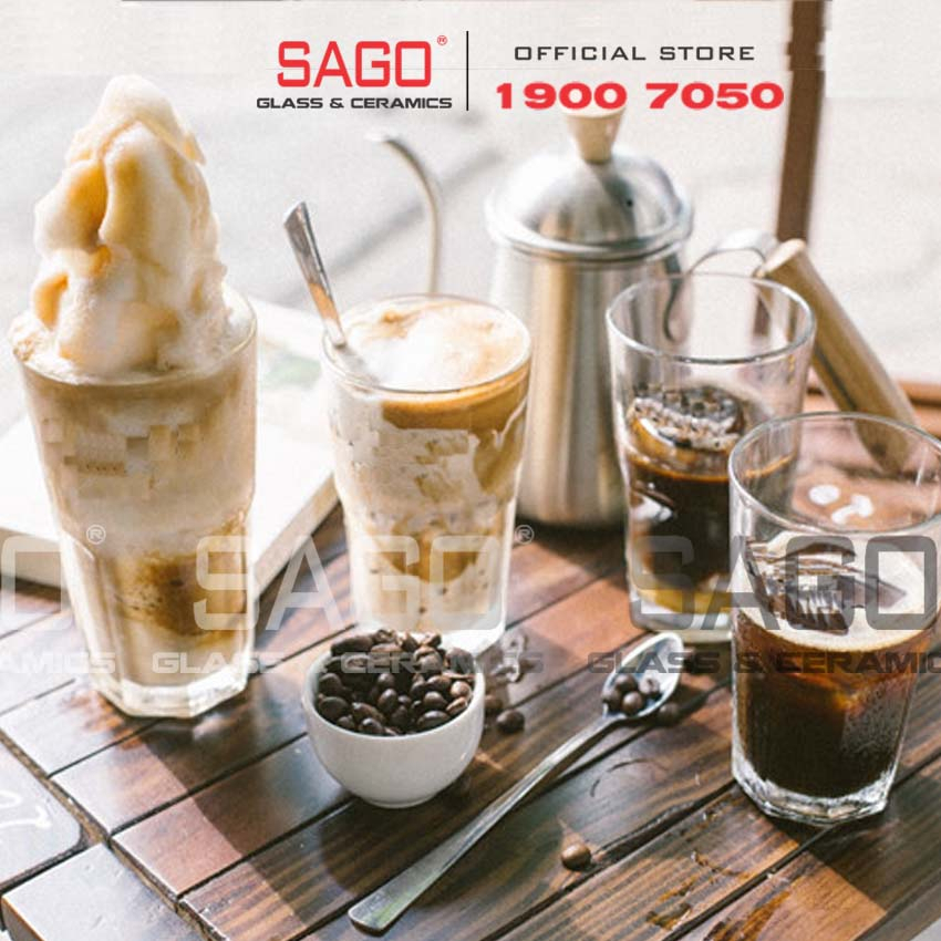 Ly Thủy Tinh Centra Casablanca Cafe Glass 280ml , 300ml , 390ml | Tùy Chọn Dung Tích