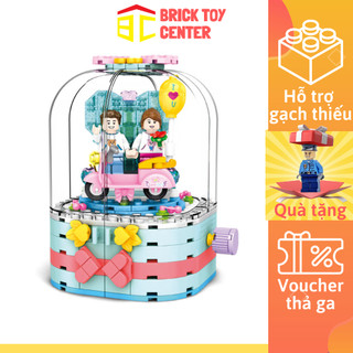 Đồ chơi lắp ráp Sembo block 601133 mô hình hộp xoay quà tặng người yêu 286 chi tiết quà Valentine