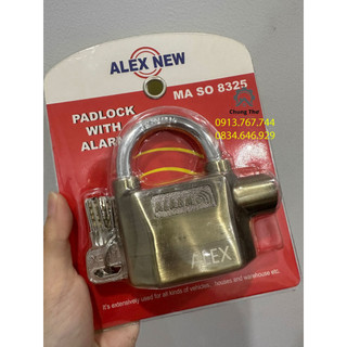 Ổ khóa alex new cảm biến âm thanh báo động chống trộm báo động alex - khóa hú báo động chống trộm cao cấp