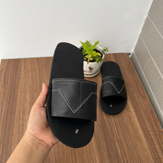 Dép quai ngang đen size nam và size nữ