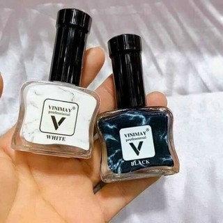Cồn loang đen, trắng Vinimay, cồn loang trang trí móng nghệ thuật