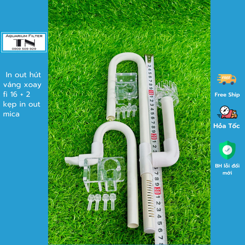 In out nhựa có hút váng fi 16