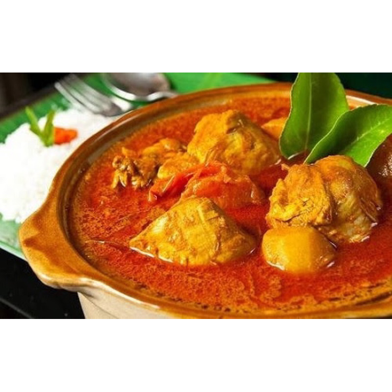 Món cà ri gà kiểu Indonesia với gia vị thật