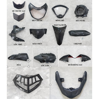 Ốp trang trí xe vision 2014-2020 carbon artistar