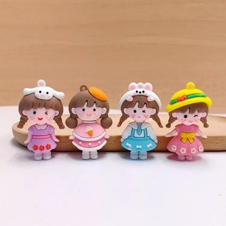 Móc khóa dẻo nhiều hình cute