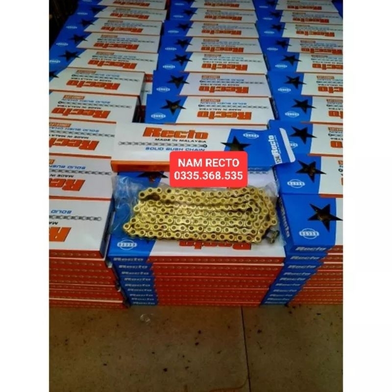 Nhông sên dĩa winner x,winner 150,sonic 150,cbr150 cùi dĩa 4 lỗ 36,37,38,39,40,41,42,43,45 sên vàng recto chính hãng